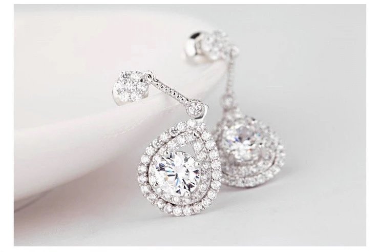White Anchor - Pendant and Earring Set for women