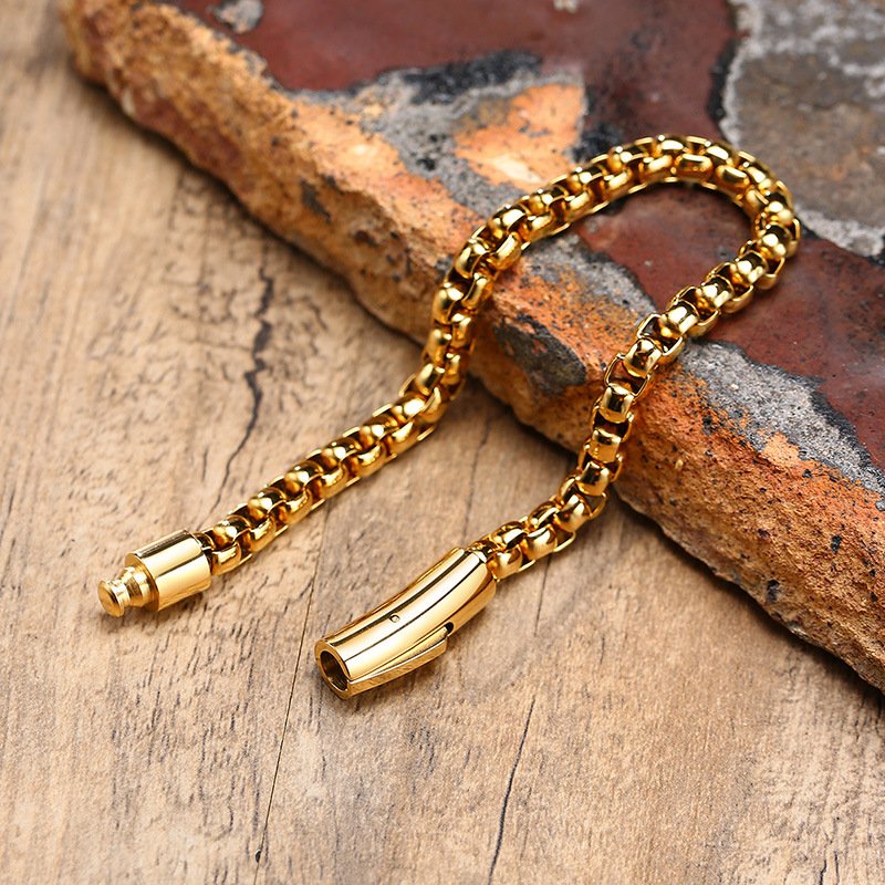 WM-B269 - Golden 316 Stainless Steel Bracelet — image 7