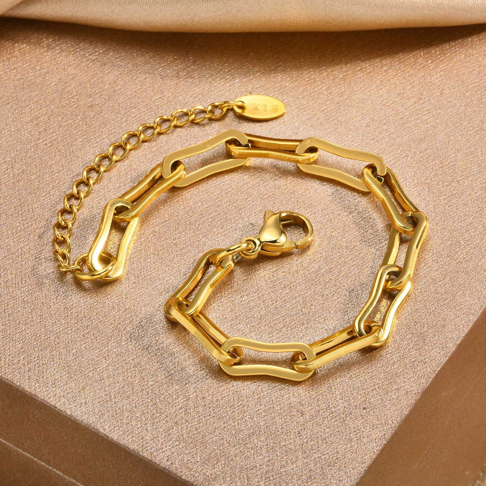 WM-B343 - Golden 316 Stainless Steel Bracelet — image 3