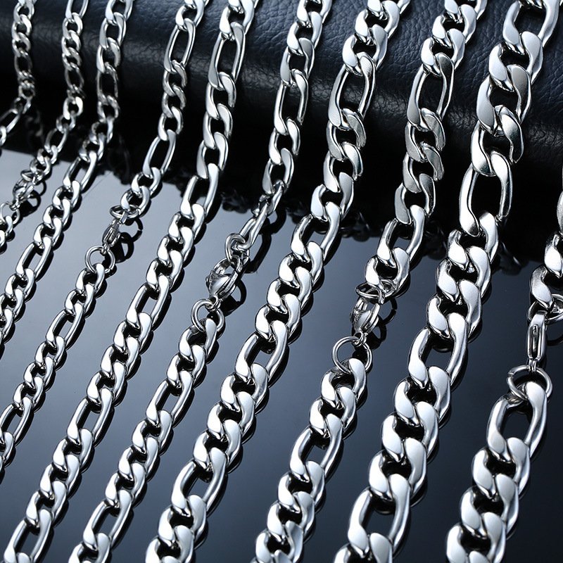 WM-C11-6mm Men Silver Necklace Chain — image 4
