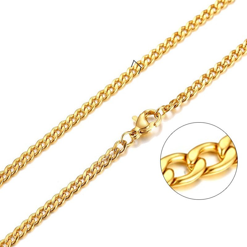 WM-C13 - Men Gold Necklace Chain — image 3
