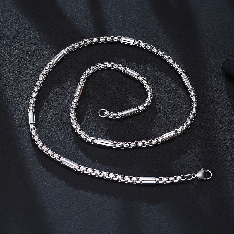 WM-C22 - Men Silver Necklace Chain — image 4