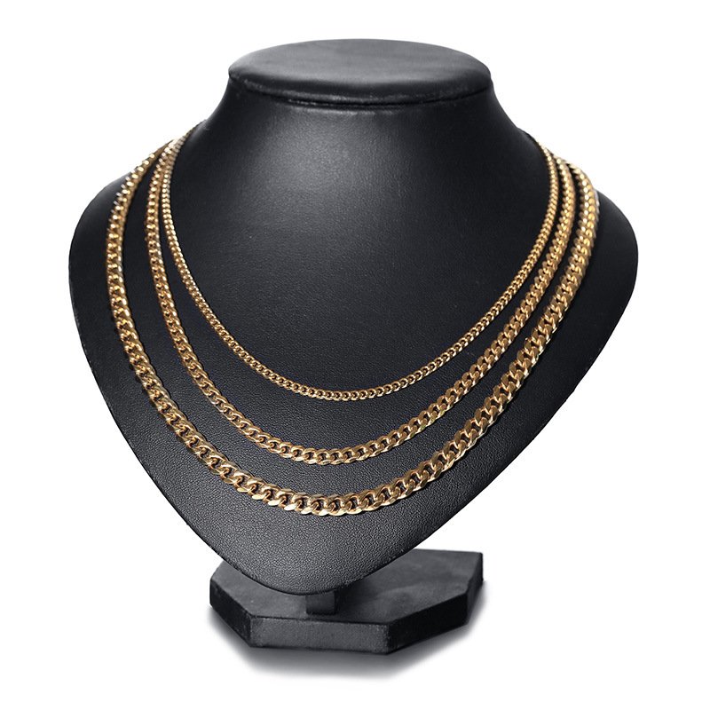 WM-C25- Men Black Necklace Chain — image 7