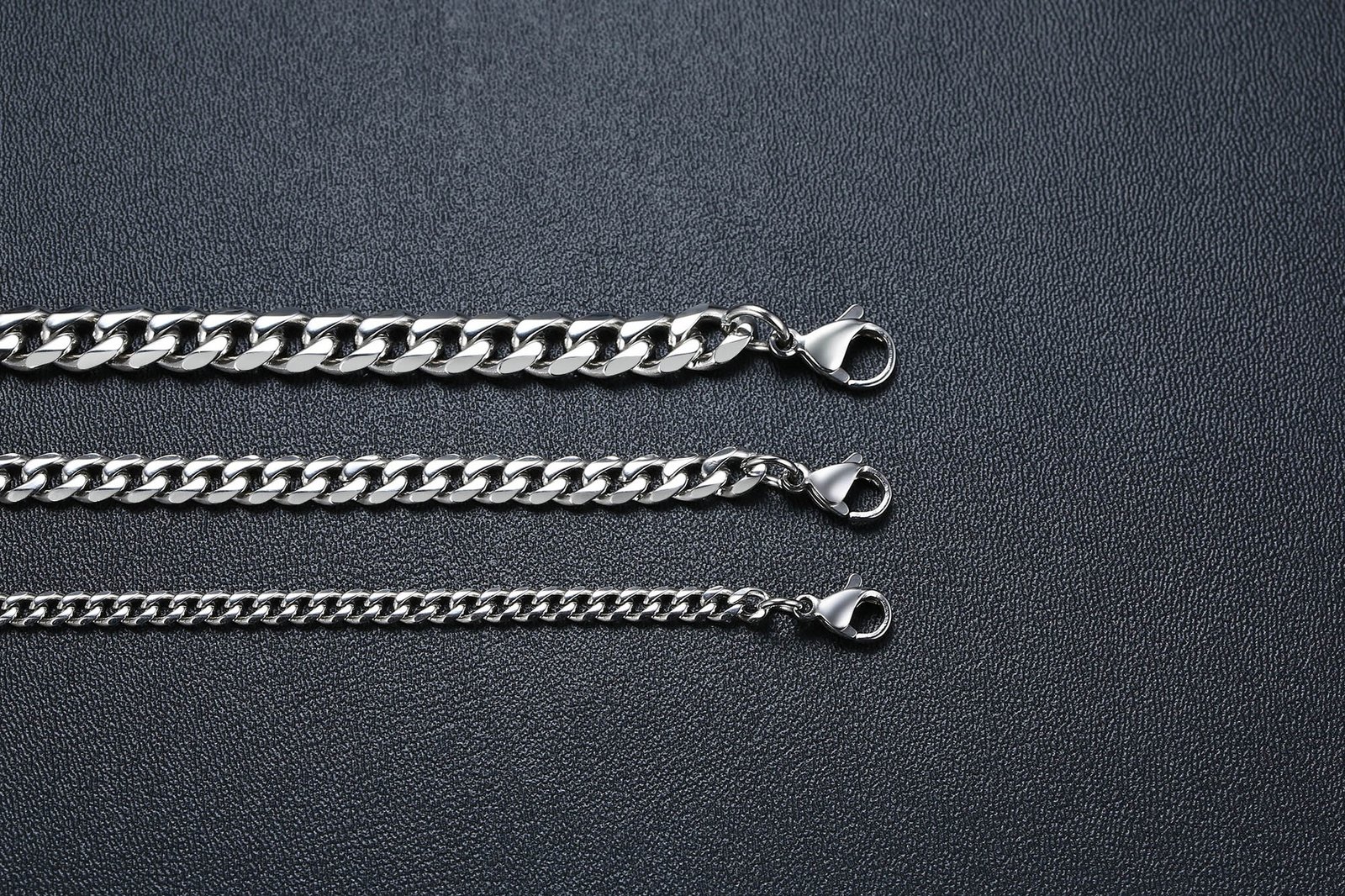 WM-C25- Men Silver Necklace Chain — image 11