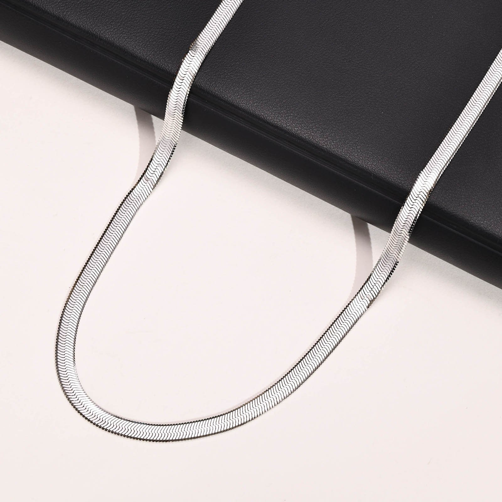 WM-C26 - Men Silver Necklace Chain — image 3