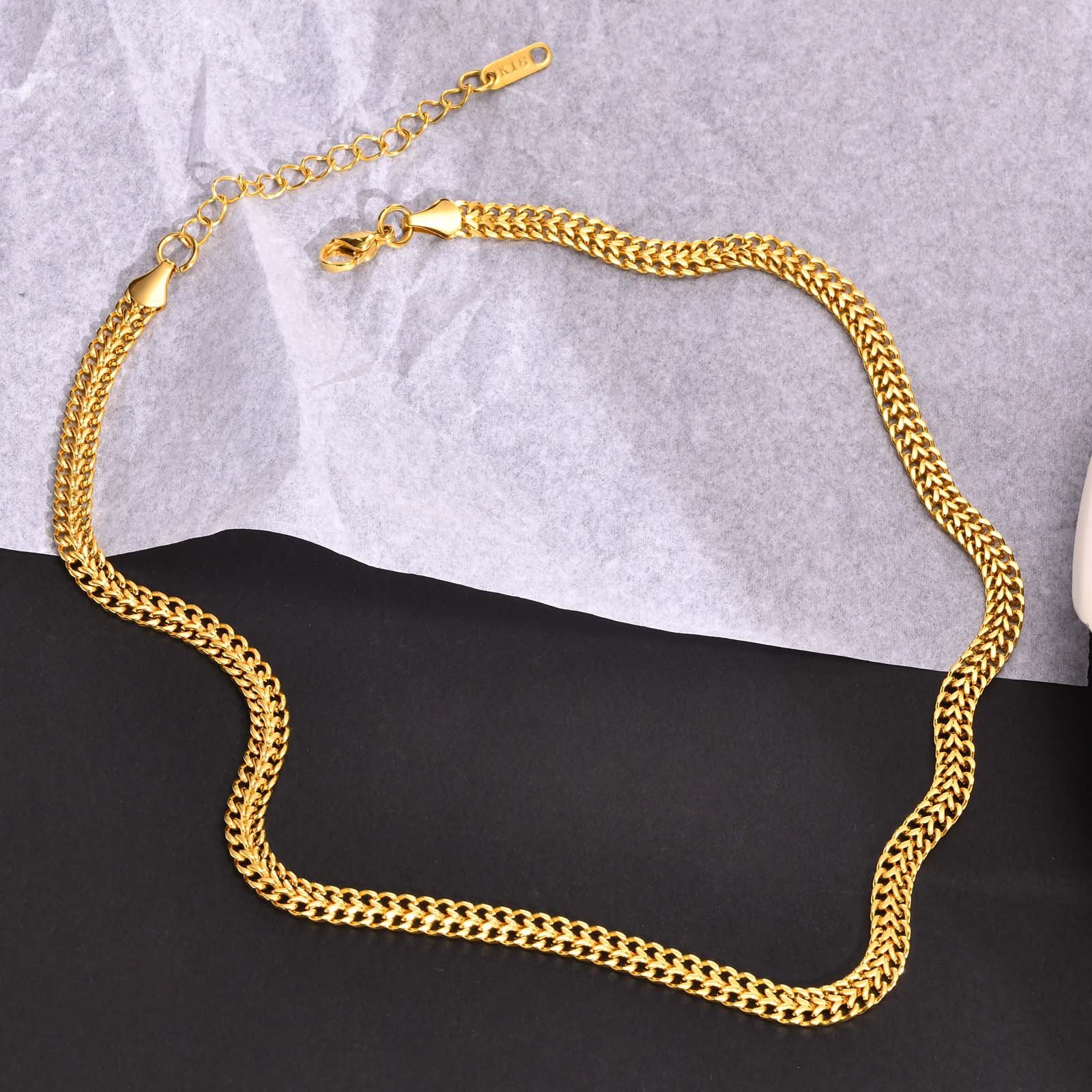 WM-C28 - Men-Women Gold Necklace Chain — image 3