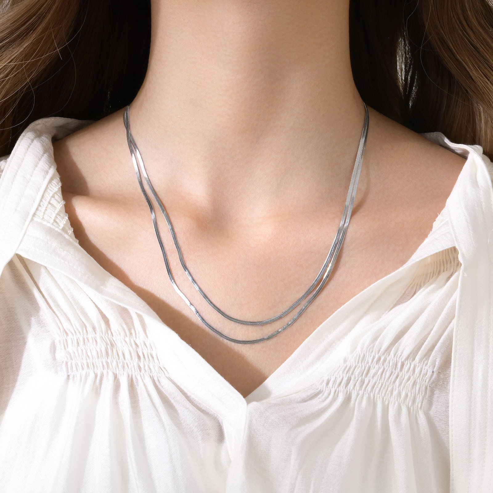 WM-C30 - Men Silver Necklace Chain