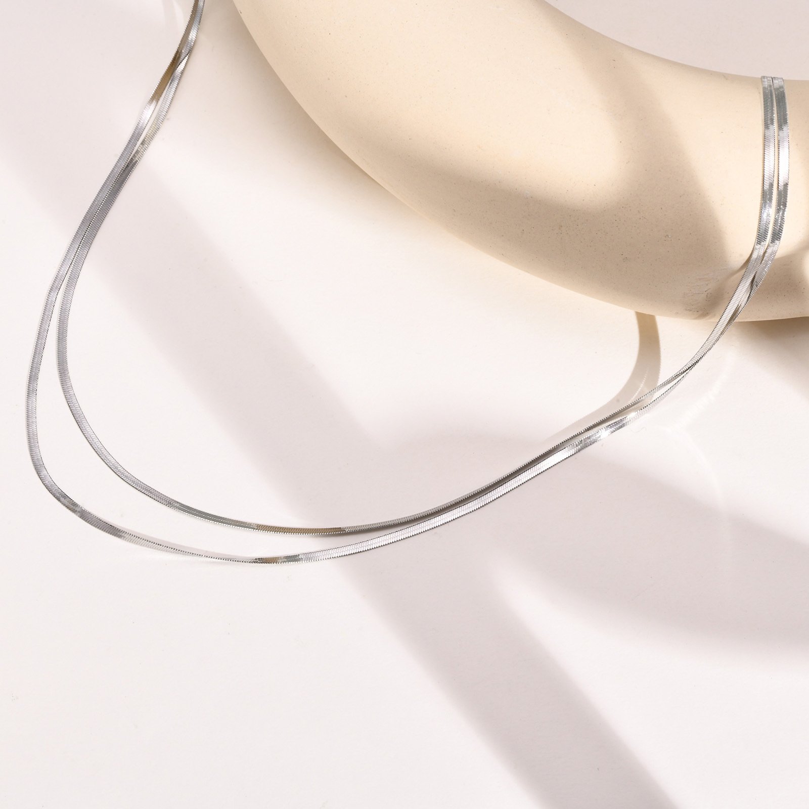 WM-C30 - Men Silver Necklace Chain — image 3