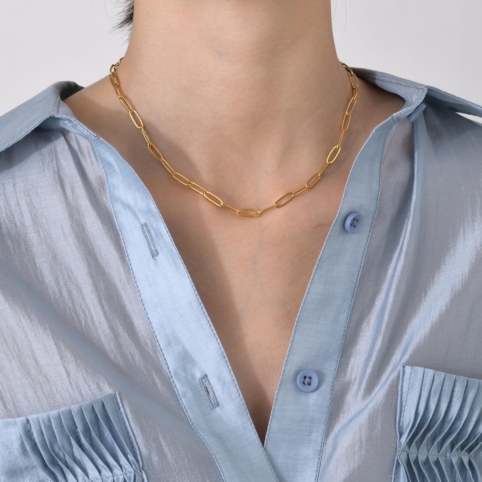 WM-C32 - Men-Women Gold Necklace Chain — image 3