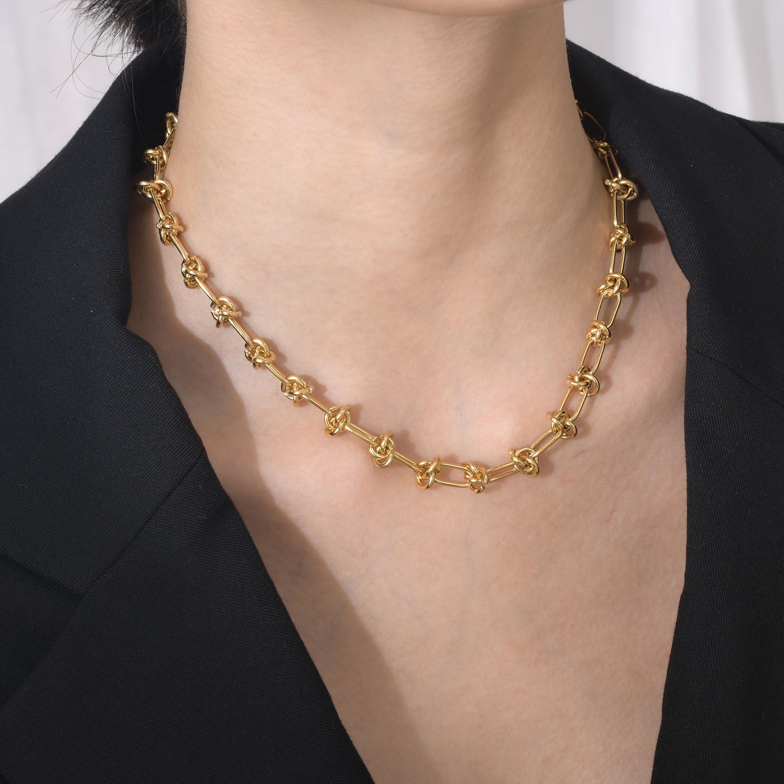 WM-C33 - Men-Women Gold Necklace Chain