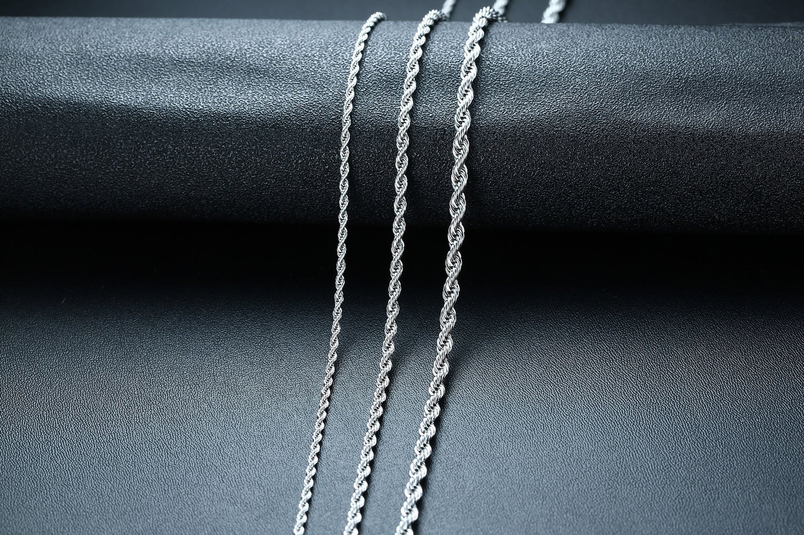 WM-C35- Men Silver Necklace Chain — image 18