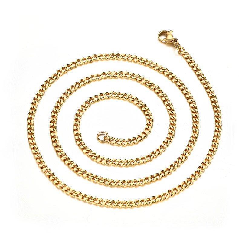 WM-C36- Men Gold Necklace Chain