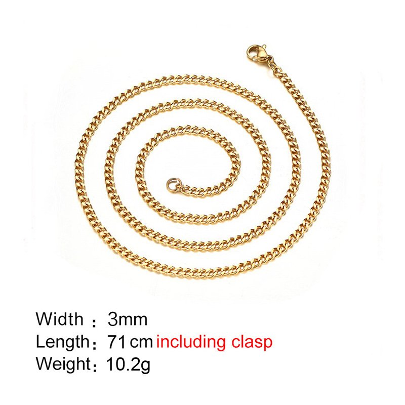 WM-C36- Men Silver Necklace Chain — image 4