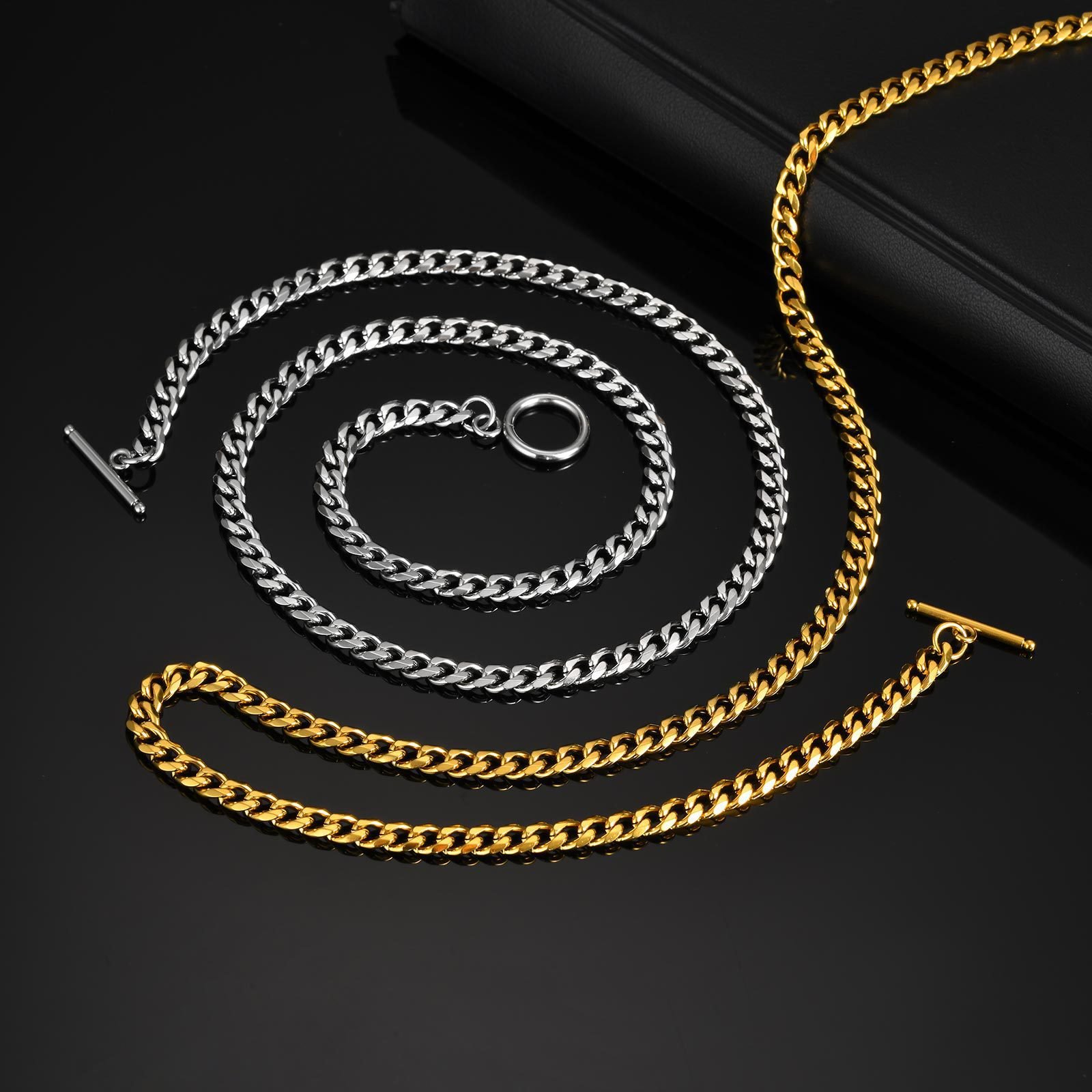 WM-C44 - Men-Women Gold Necklace Chain — image 8