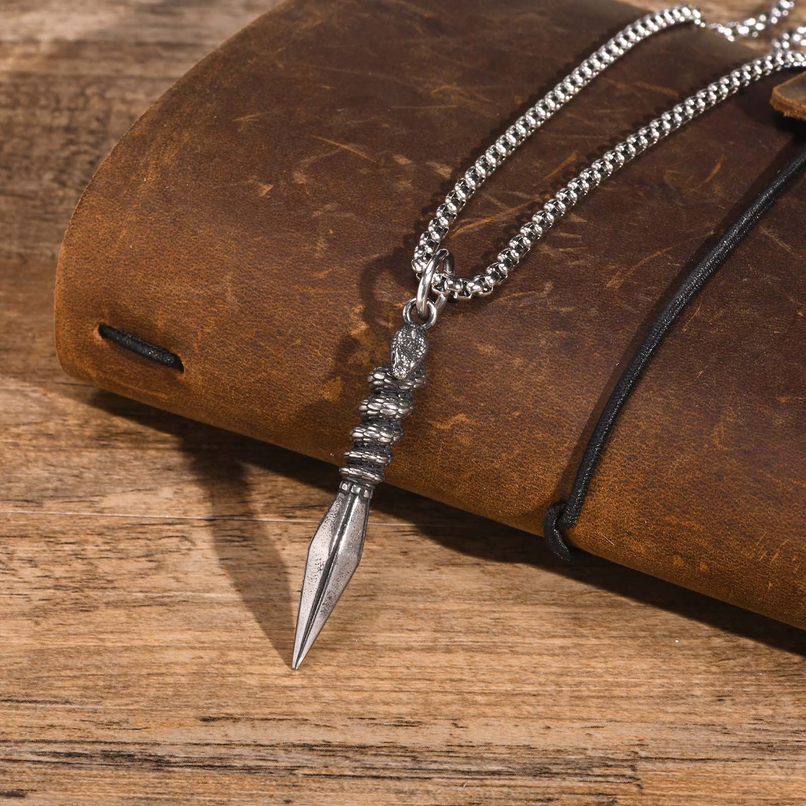 WM-P103 -Men, Women Necklace Pendant with Chain — image 8