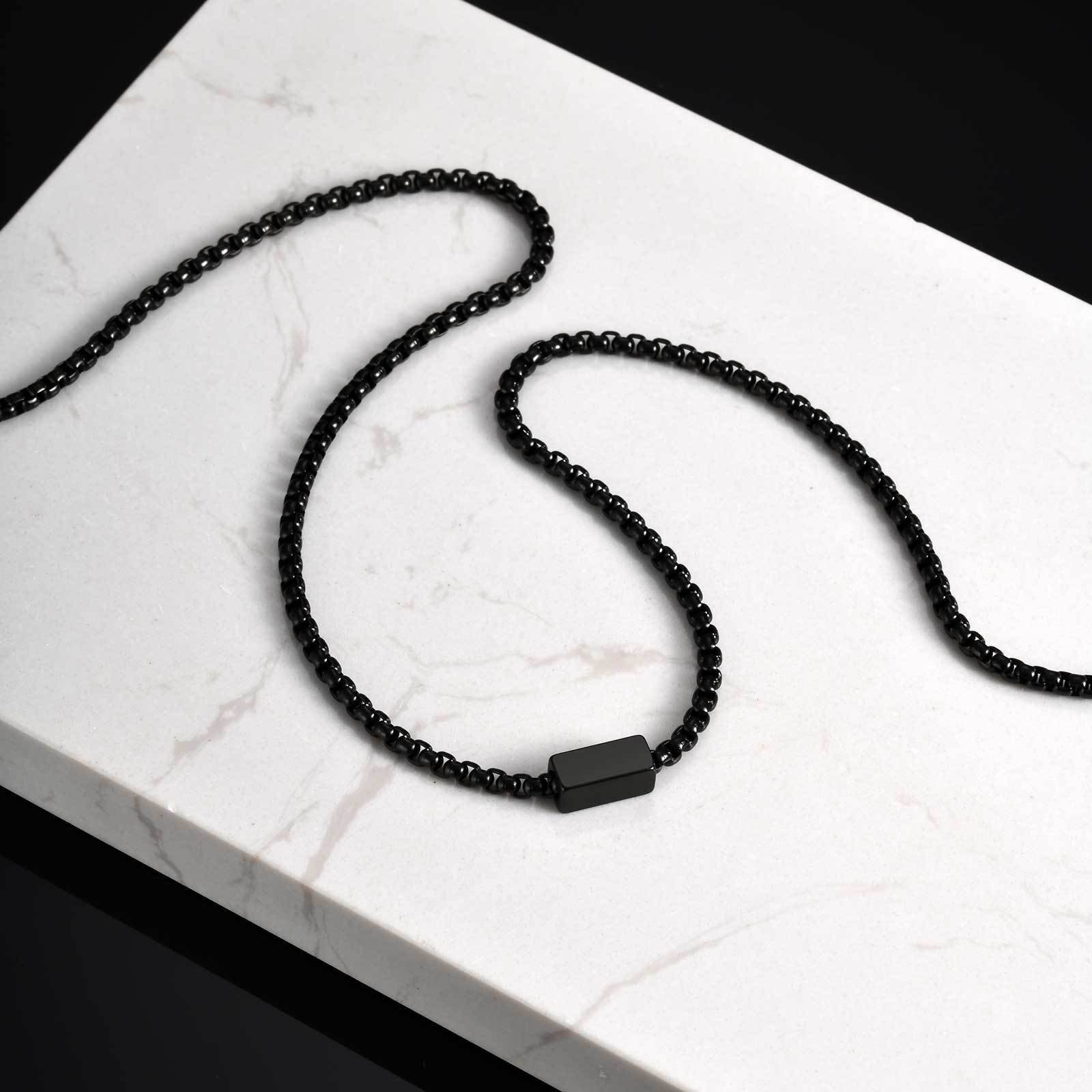 WM-P129 Silver Men, Women Necklace Pendant with Chain — image 6