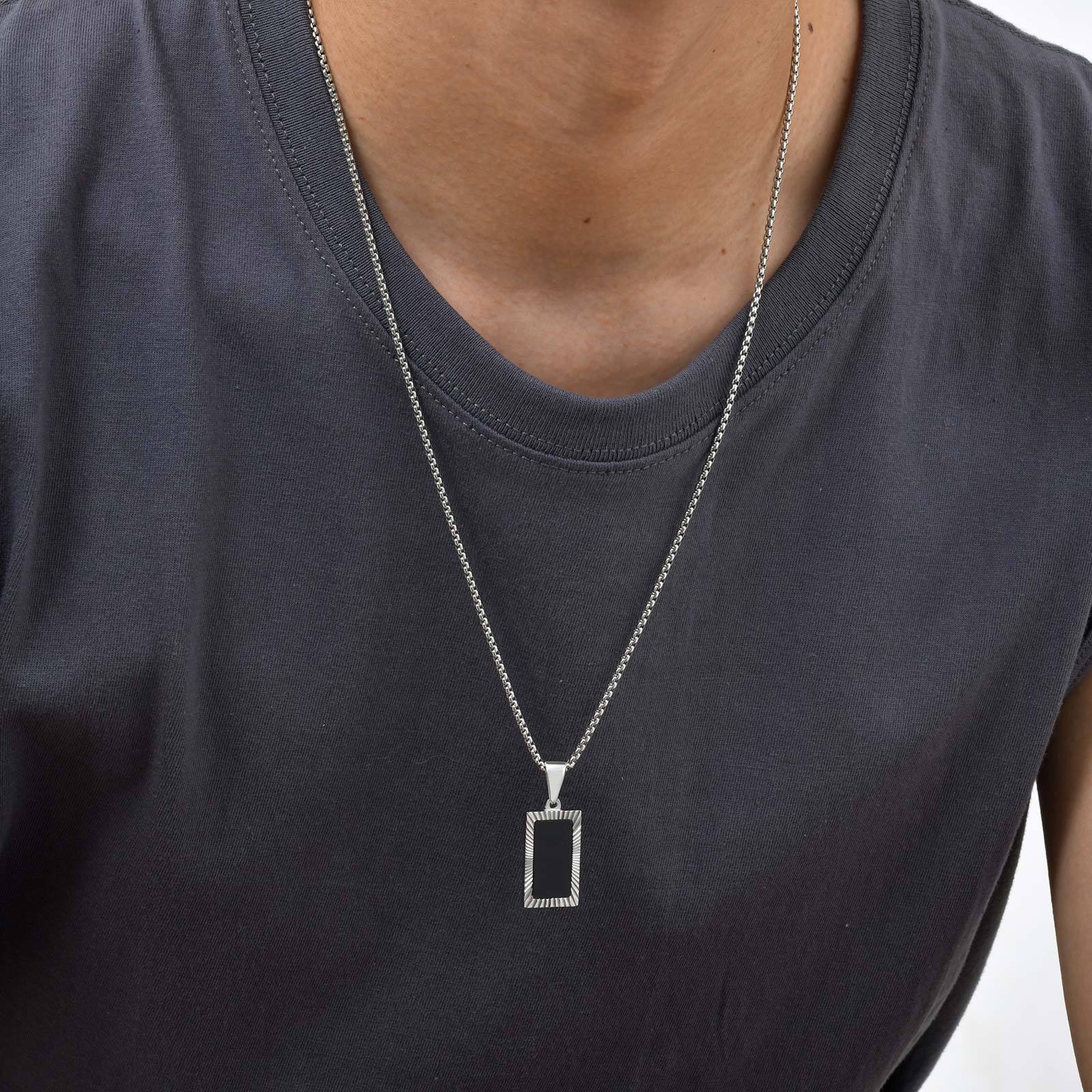 WM-P138 Golden Men, Women Necklace Pendant with Chain