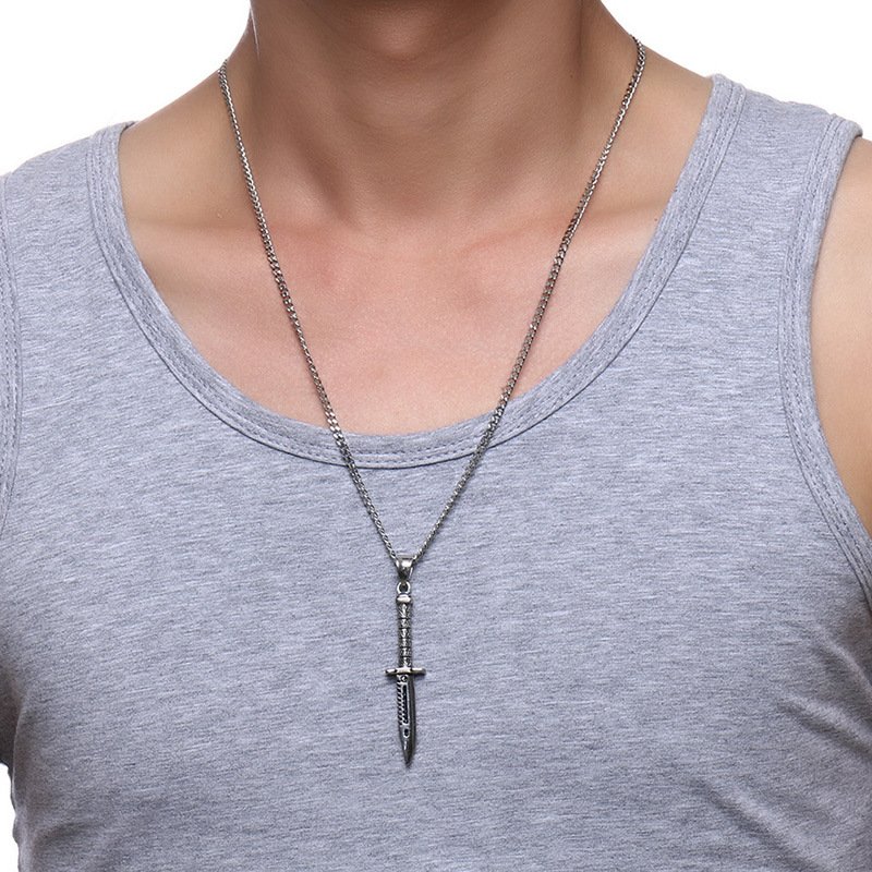 WM-P85 Men, Women Necklace Pendant with Chain