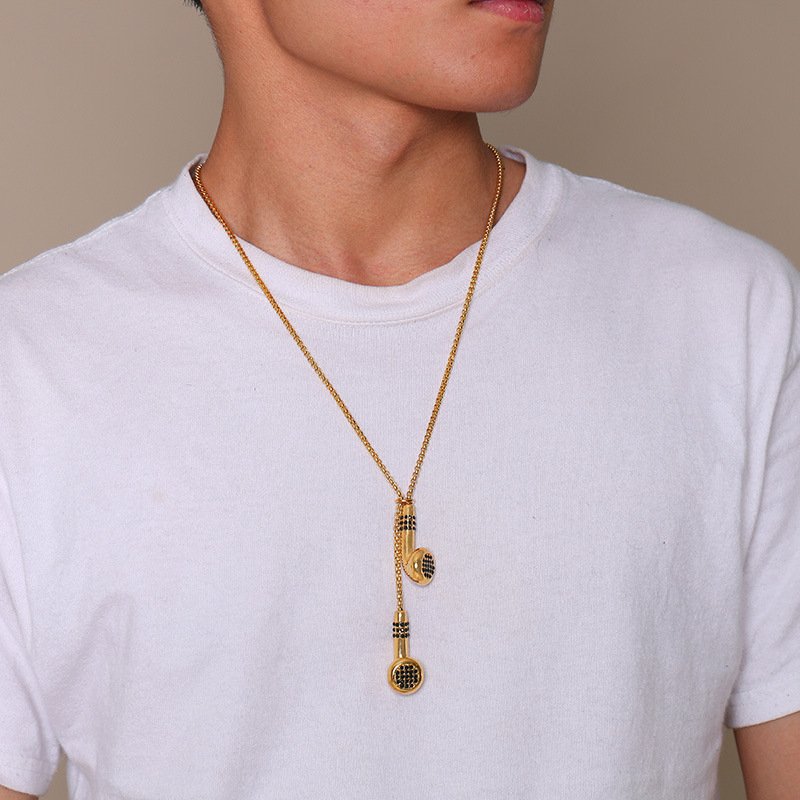 WM-P87 - Men, Women Necklace Pendant with Chain — image 4
