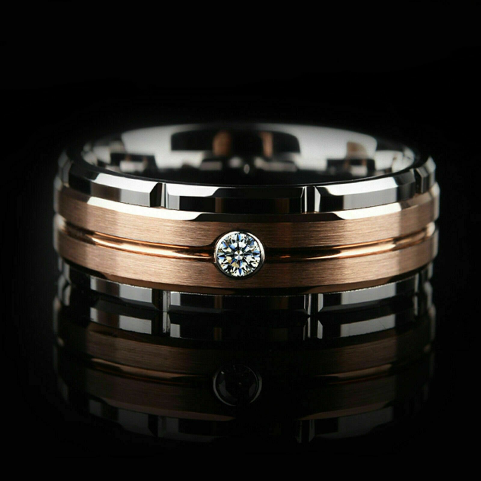 WM-R101 Tungsten Carbide Ring for Men 8 mm — image 7