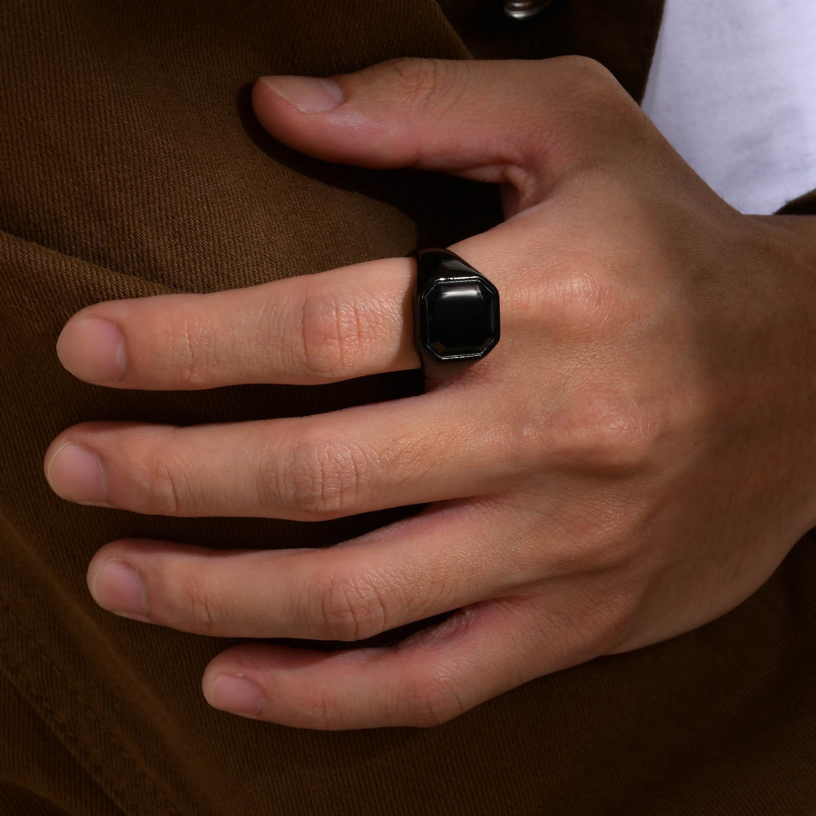 WM-R157 – Silver Stainless Steel Ring — image 11