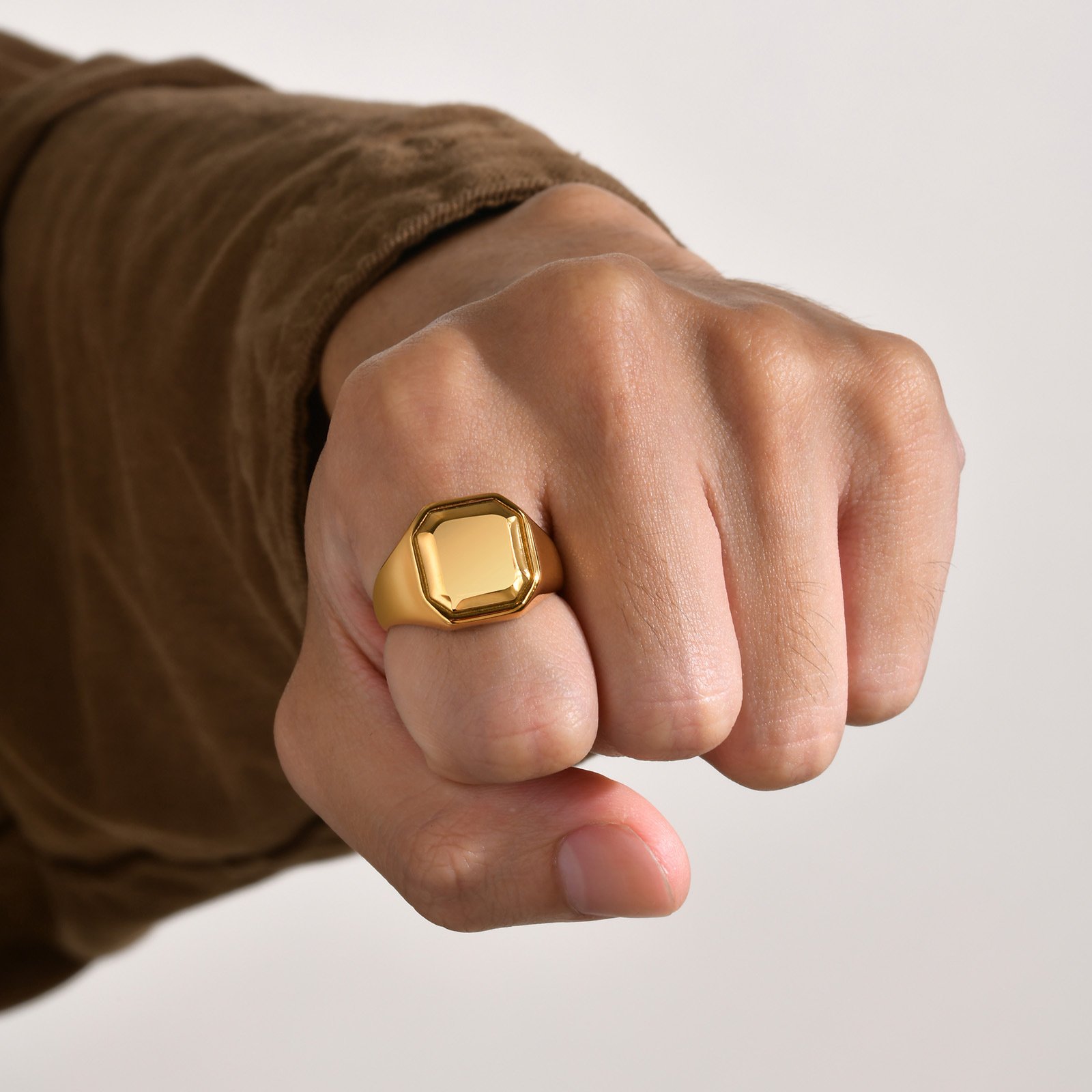 WM-R157 – Silver Stainless Steel Ring — image 7