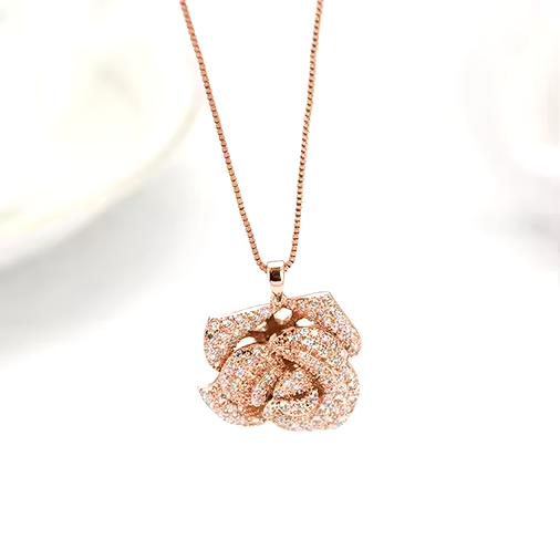 WP112 - Rose Gold Necklace/Pendant for Women