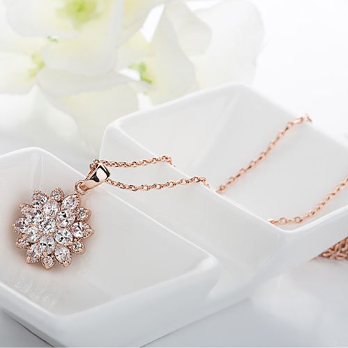 WP135 - Rose Gold Women Necklace Pendant — image 6