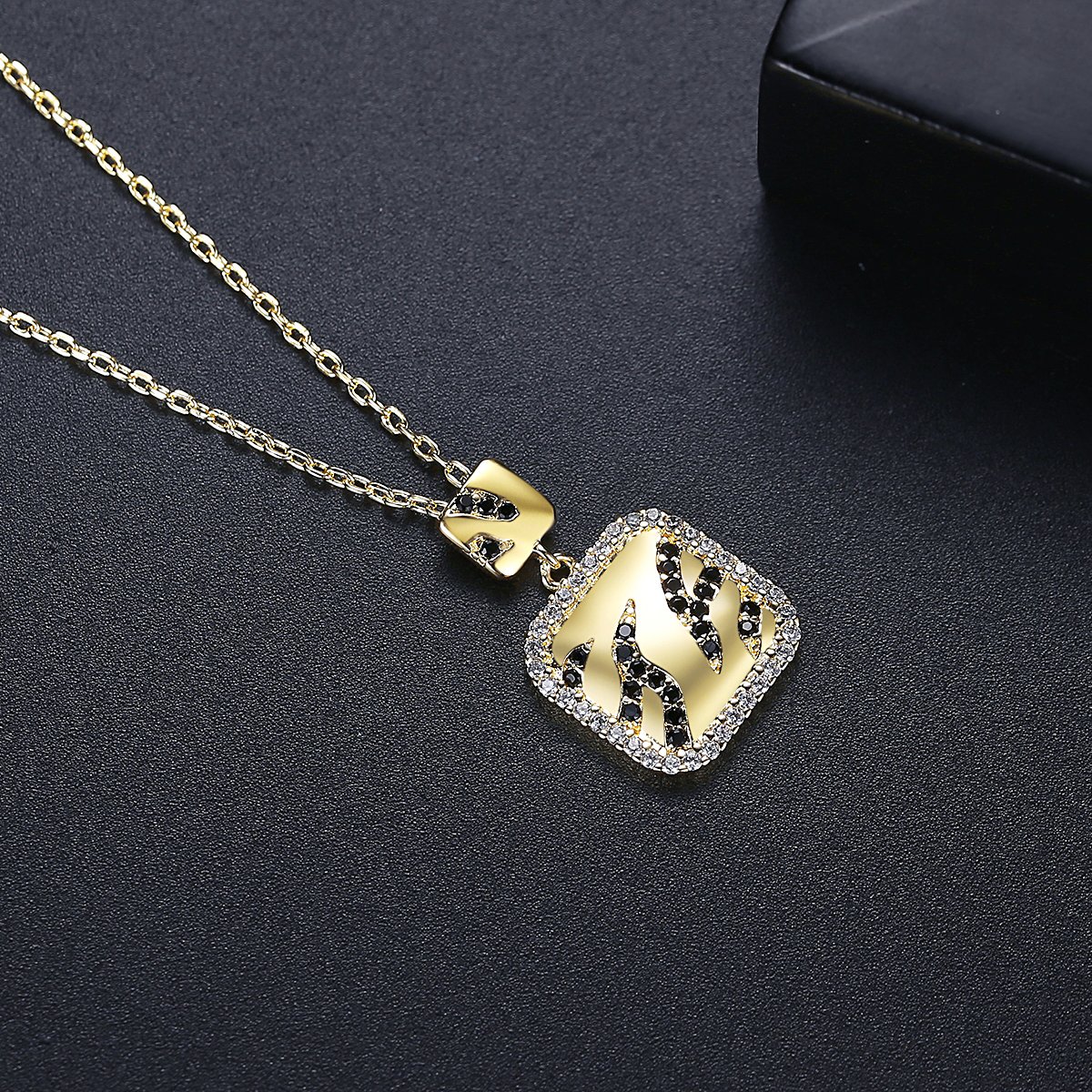 WP380- Golden Women Necklace Pendant — image 4