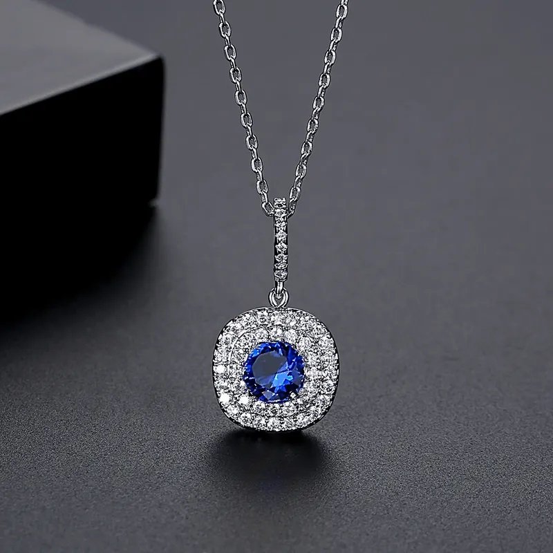 WP456- Blue - Necklace/Pendant for Women