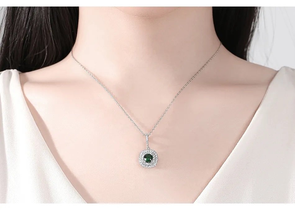 WP456- Green - Necklace/Pendant for Women — image 5