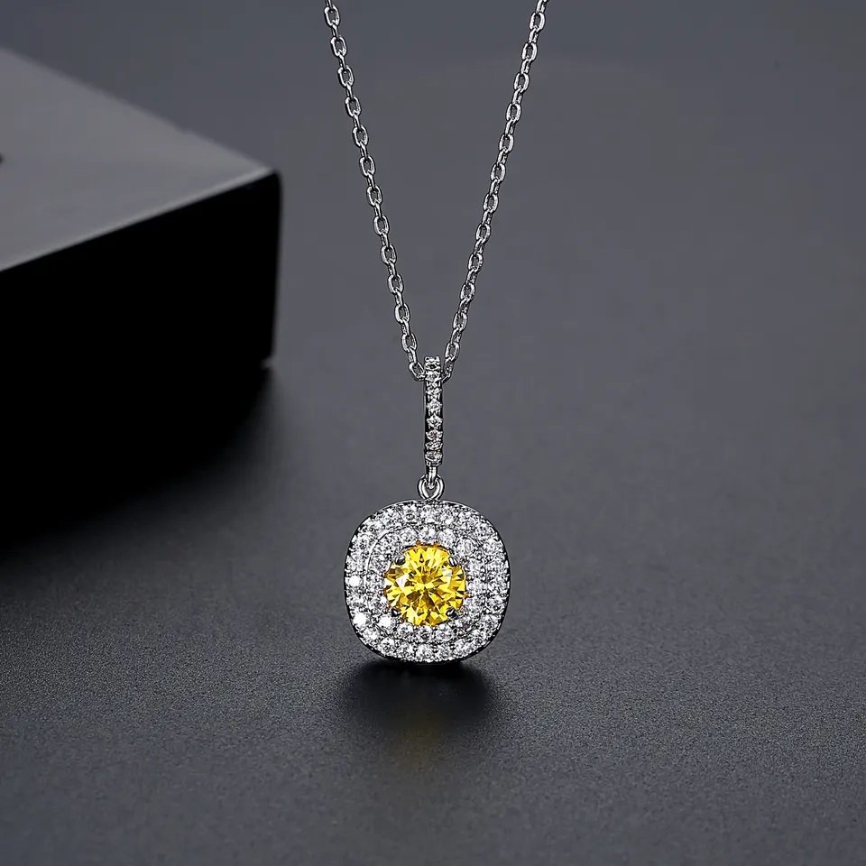 WP456- Yellow - Necklace/Pendant for Women
