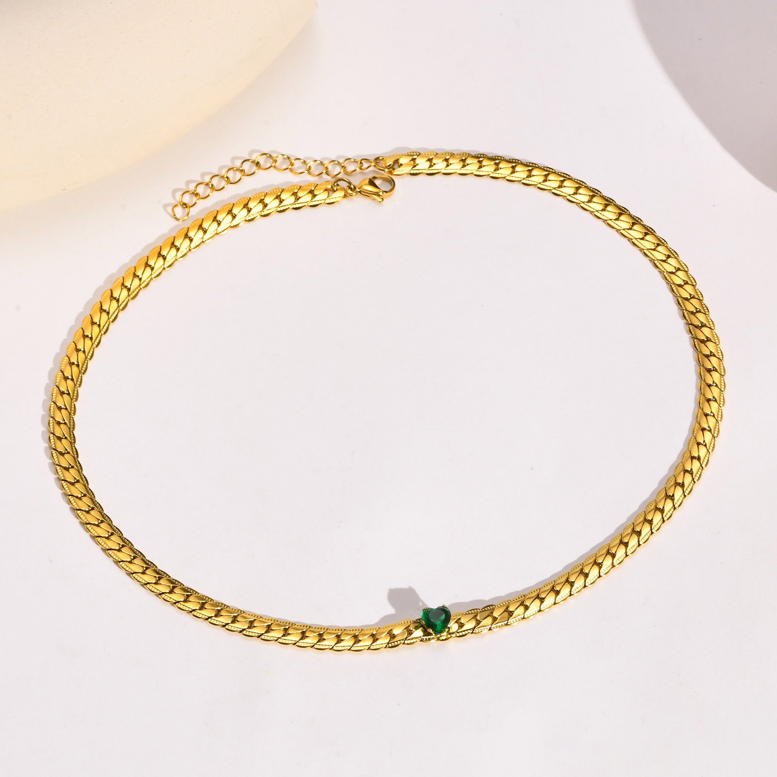 WP474 - Green Necklace Pendant for Women