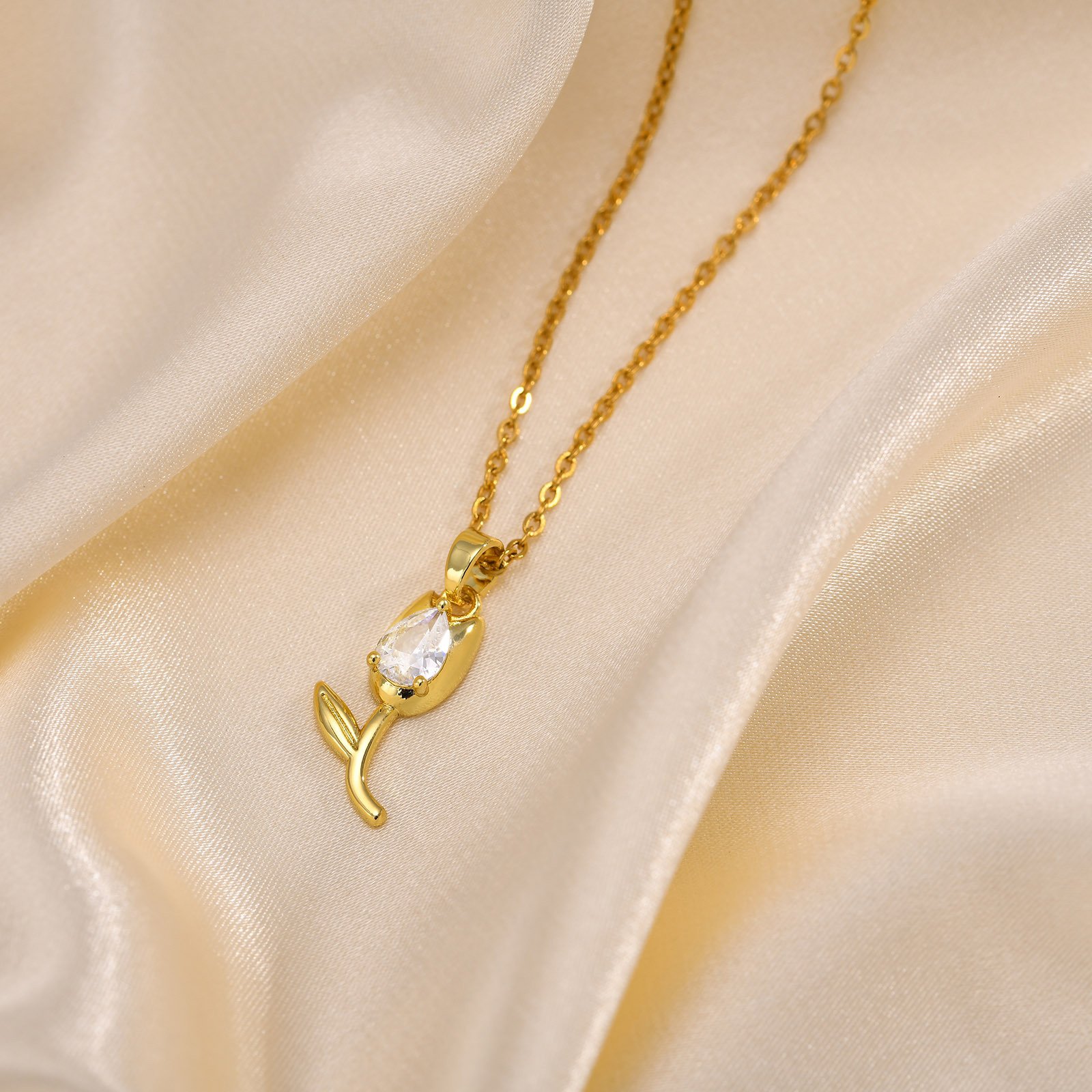 WP489 - Red Necklace Pendant for Women — image 5