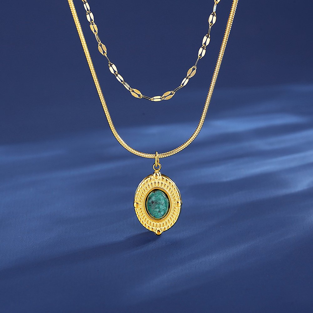 WP502 - Golden Necklace Pendant for Women — image 3