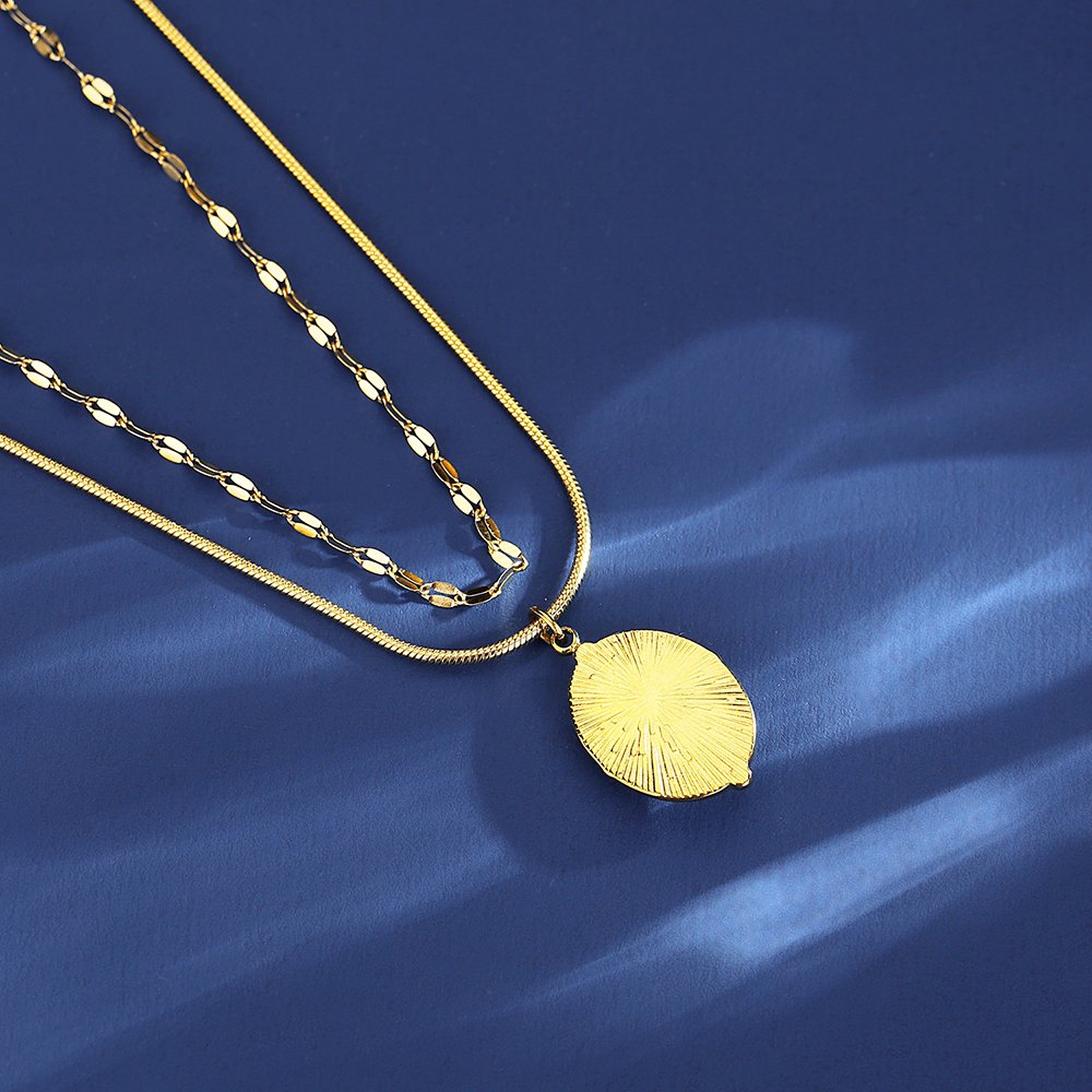 WP502 - Golden Necklace Pendant for Women — image 4