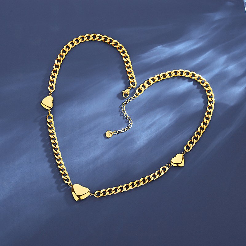 WP519 - Golden Necklace Pendant for Women