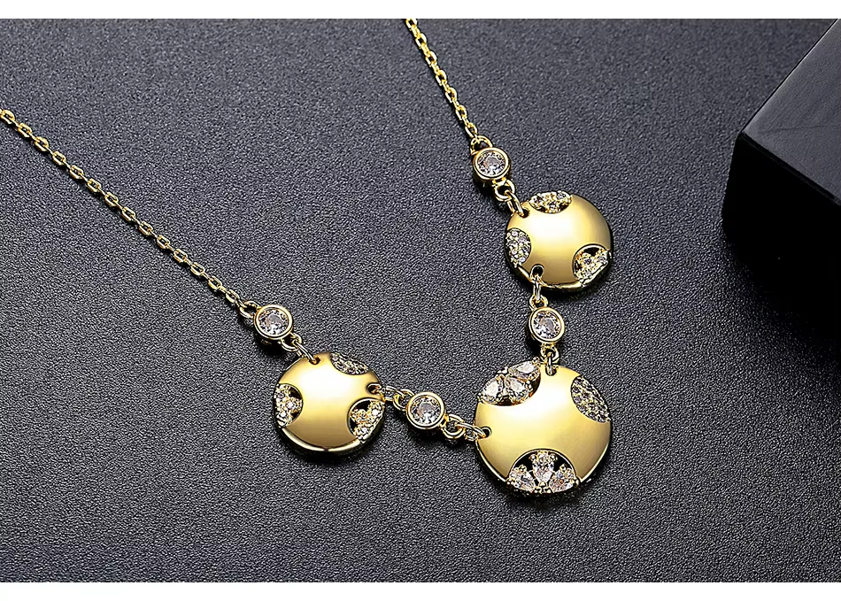WP537- Golden Women Necklace Pendant — image 4