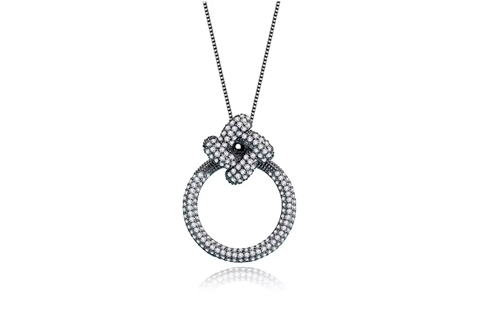 WP557- Back Women Necklace Pendant — image 6