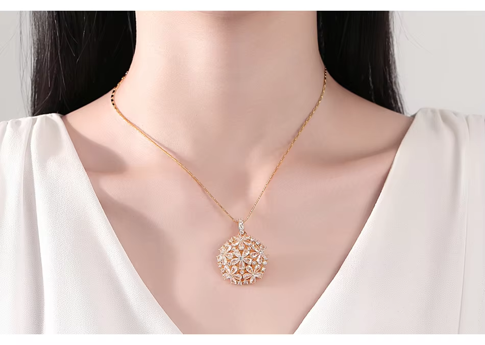 WP529- Silver Women Necklace Pendant