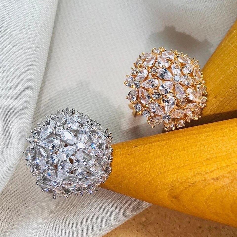 WR106 Silver Luxury Ring for Women — image 4