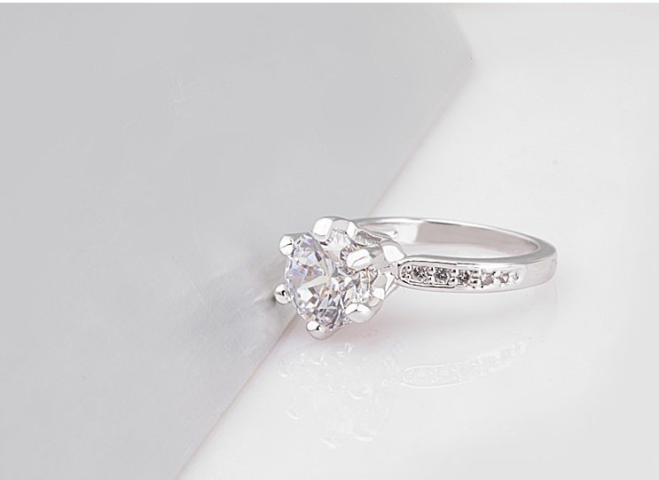 WR169 Silver Luxury Ring for Women — image 4