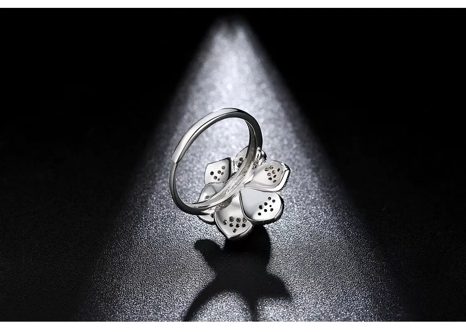 WR176Silver Luxury Ring for Women (Adjustable Ring) — image 4