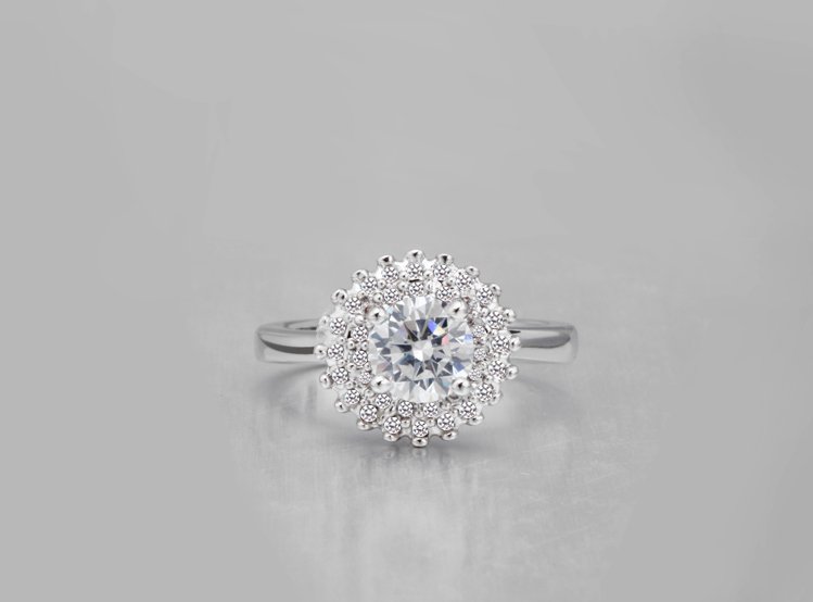 WR166 Silver Luxury Ring for Women — image 3