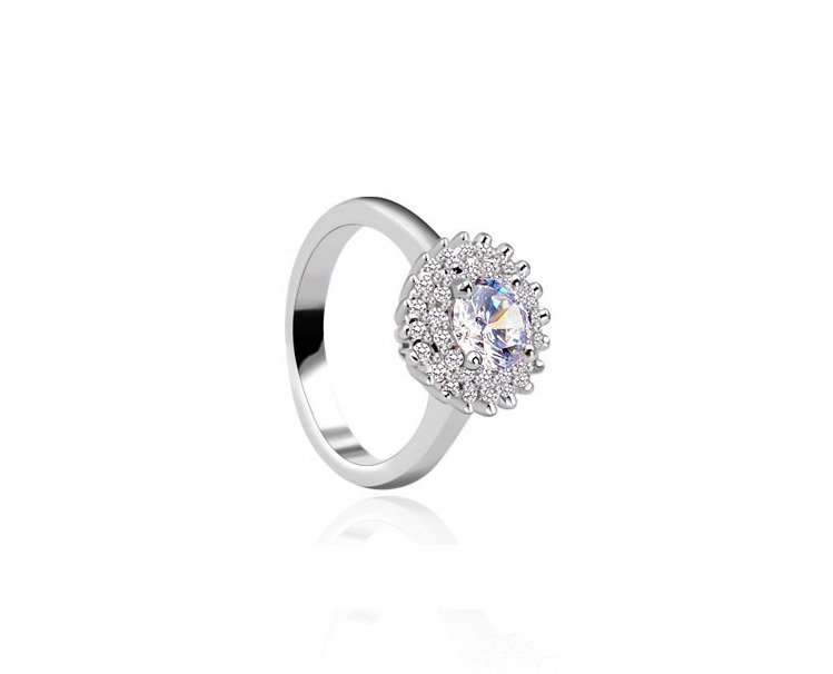 WR166 Silver Luxury Ring for Women — image 4