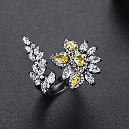 WR340 - Black Adjustable Ring