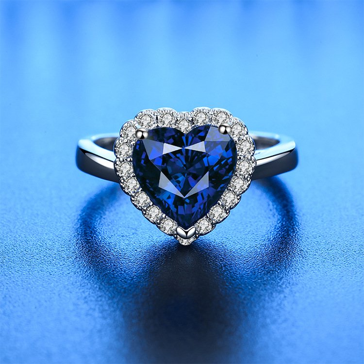 WR379 - Blue Women Ring — image 3