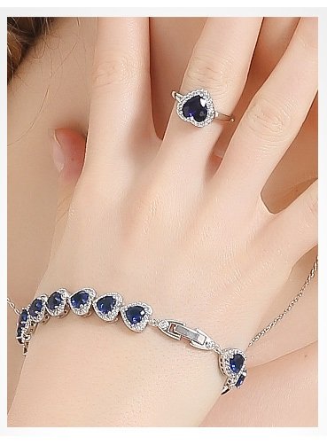 WR379 - Blue Women Ring — image 6