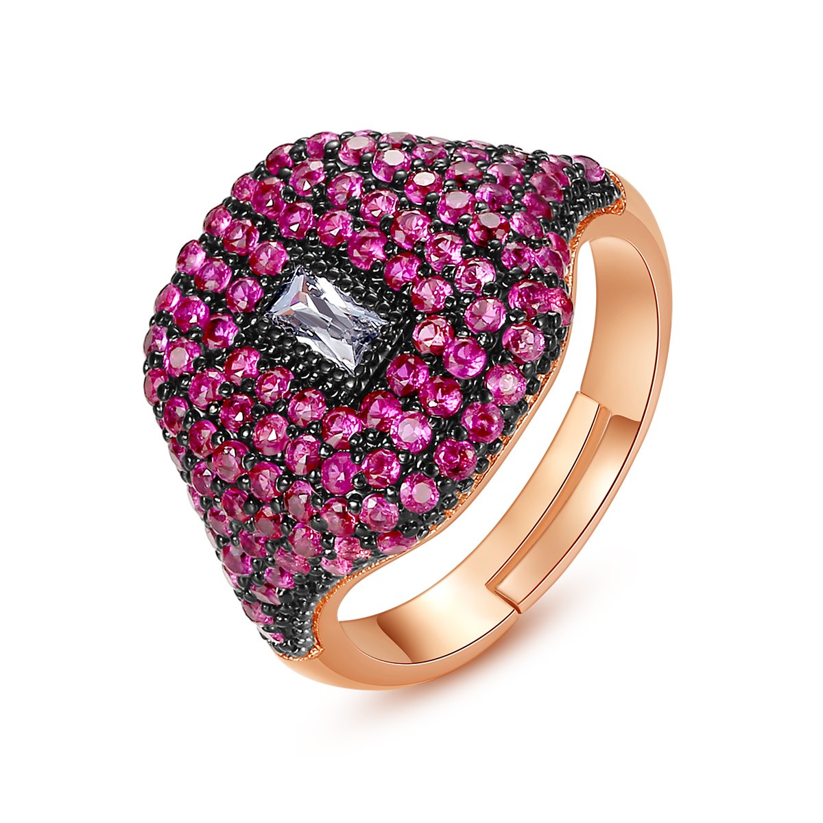 WR387 Blue Luxury Ring for Women — image 4