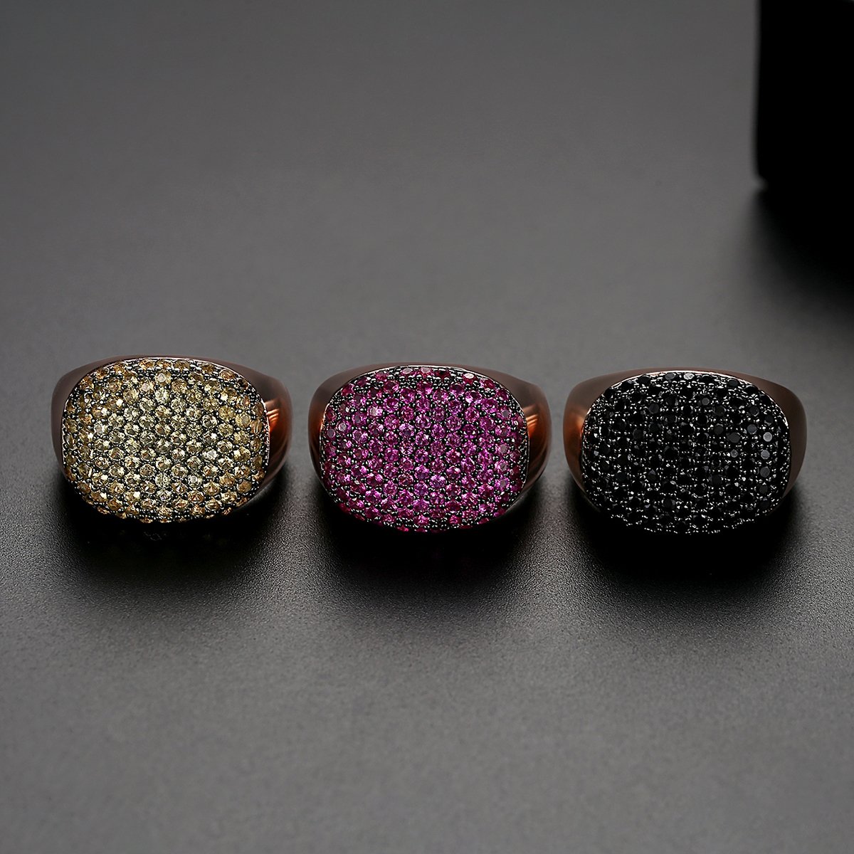 WR388 Yellow Luxury Ring for Women
